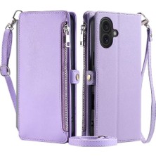 Mays Boutique IPhone 16 Için Crossbody Durumda Artı Uzun Kordon Fermuar Faturaları Yuvası Rfıd 9 (Yurt Dışından)