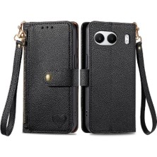 Mays Boutique Oneplus Nord 4 Için Flip Case Darbeye Aşk Deri Kılıf Cüzdan Fermuar (Yurt Dışından)