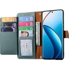 Mays Boutique Realme 13 Pro Cüzdan Için Flip Case Darbeye Aşk Deri Kılıf Fermuar (Yurt Dışından)