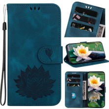 Mays Boutique Xiaomi 12/12X Kickstand Manyetik Kickstand Kabartma Lotus Için Flip Case (Yurt Dışından)