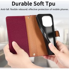 Mays Boutique Xiaomi 14T Pro Fermuar Deri Kılıf Için Flip Case Aşk Cüzdan Darbeye (Yurt Dışından)