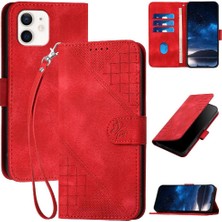 Mays Boutique IPhone 12/12 Pro Kabartmalı Kelebek ve Kredi Kartı Yuvası Için Flip Case (Yurt Dışından)