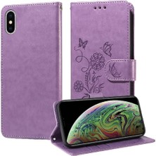 Mays Home1 IPhone x Için Flip Case/xs Flip Çiçek Cardyuvaları Deri (Yurt Dışından)