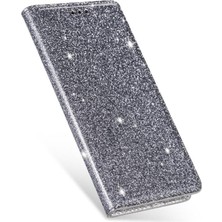 Mays Boutique IPhone Xs Max Pu Deri Flip Case Cüzdan Kart Için Glitter Flip Case (Yurt Dışından)