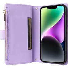 Mays Home1 IPhone 15 Için Flip Case Artı Darbeye Cüzdan Kart Yuvaları Kayış (Yurt Dışından)