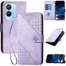 Mays Home1 Vıvo Y56 Için Flip Case Yüksek Kalite Deri Telefon Kılıfı Kabartmalı Kelebek (Yurt Dışından)