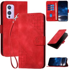 Mays Home1 Ayrılabilir El Kayışı Yüksek Kaliteli Deri ile Oneplus 9 Için Flip Case (Yurt Dışından)