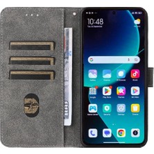 Mays Home1 Xiaomi 14T Pro Flip Folio Cüzdan Manyetik Kapatma Pu Deri Kart (Yurt Dışından)