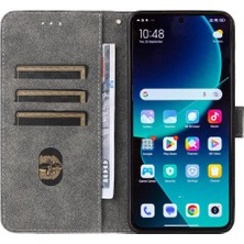 Mays Home1 Xiaomi 14T Pro Flip Folio Cüzdan Manyetik Kapatma Pu Deri Kart (Yurt Dışından)