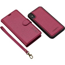 Mays Home1 IPhone Xr Bölünmüş Deri Cüzdan Telefon Kapak Için Flip Case Ayrılabilir 2 In 1 (Yurt Dışından)