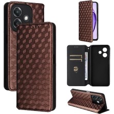 Mays Home1 Oppo Için Flip Case A3X 4g/5g 3D Desen Pu Deri Cüzdan Kart Yuvaları (Yurt Dışından)