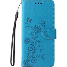 Mays Home1 IPhone 14 Için Flip Case Artı Kart Yuvaları Deri Flip Çiçek (Yurt Dışından)