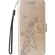 Mays Home1 IPhone 14 Için Flip Case Artı Kart Yuvaları Deri Flip Çiçek (Yurt Dışından)