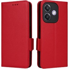 Mays Home1 Oppo Için Flip Case A3X 4g/5g Cüzdan Kart Yuvaları Tutucu Yan Toka Manyetik (Yurt Dışından)