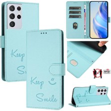 Mays Home1 Samsung Galaxy S21 Ultra 5g Kart Tutucu Cüzdan Pu Deri Flıp Case (Yurt Dışından)