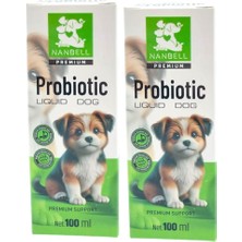 Nanbell Köpekler Için Sıvı Probiotik 100 ml 2 Kutu