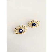 İfeelfree Nazar Boncuklu Göz Tasarım Küpe