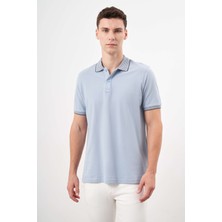 Morven  Erkek A. Mavi Trend Polo Yaka Dynamic Fit T-Shirt
