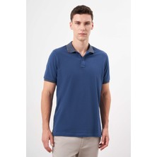 Morven  Erkek Marine Trend Polo Yaka Dynamic Fit T-Shirt