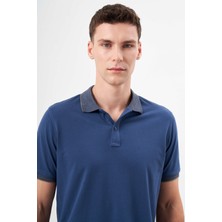 Morven  Erkek Marine Trend Polo Yaka Dynamic Fit T-Shirt