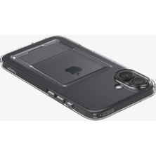 Spigen iPhone 16 Kılıf Crystal Slot Crystal Clear - ACS08213