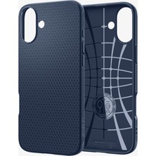 Spigen iPhone 16 Kılıf Liquid Air Navy Blue - ACS08195