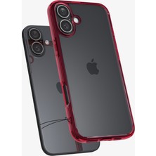 Spigen iPhone 16 Kılıf Ultra Hybrid Red Crystal - ACS08203