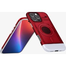 Spigen iPhone 16 Pro Kılıf Classic C1 MagFit MagSafe özellikli Ruby - ACS08154