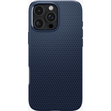 Spigen iPhone 16 Pro Kılıf Liquid Air Navy Blue - ACS08118