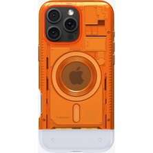 Spigen iPhone 16 Pro Max Kılıf Classic C1 MagFit MagSafe özellikli Tangerine - ACS08559