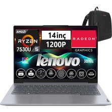 Lenovo Thinkbook 14 G6 Abp Amd Ryzen5 7530U 64GB 512GB SSD 14" Wuxga IPS Freedos Taşınabilir Bilgisayar W21KJ0015TR17+ZETTAÇANTA