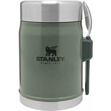 Stanley Klasik Paslanmaz Çelik Yemek Termosu Kaşıklı 0,40 LT Yeşil