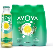 Avoya 6'lı Limon ve Limon Çiçeği Maden Suyu 200 ml