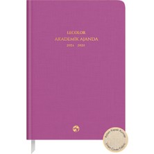 Le Color Keten Akademik Ajanda Limited Edition 17X24 Ciltli 24/25 Fuşya