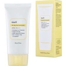 Klairs All Day Airy Sunscreen Spf 50 Pa (Korendy) Hafif Dokulu Su Bazlı Kimyasal Filtreli Güneş Kremi 50GR