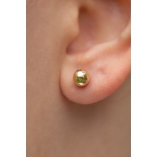 ÇGK KUYUMCULUK 14 Ayar Top Çivi Altın Küpe 14CGKKP007