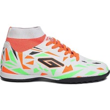 Prego (Dugano) Çoraplı Çocuk Halı Sha Ayakkabı Beyaz