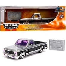 Jada Toys 1972 Chevy Cheyenne Bigtime Kustoms 1:24 Ölçek Metal Döküm Model Araba