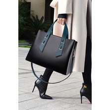 Go Veform Kadın Şık Omuz ve El Çantası Siyah WB20002