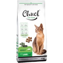 Chuck Kuzu Etli Yetişkin Kedi Maması 15 kg Chuck 15 kg Kuzu Etli Kuru Kedi Maması