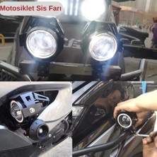 Motosiklet Sis Farı Cree U5 LED Mercekli Su Geçirmez 3 Mod Aydınlatma