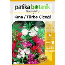 Patika Botanik Türbe Çiçeği (Impatiens Balsamina) Çiçek Tohumu 30 Adet