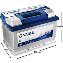 Varta Blue Dynamic D54 Start-Stop Efb 12 V 65 Ah 650 A(En) Akü