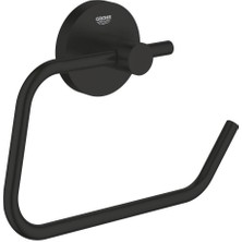 Grohe Essentials Tuvalet Kağıtlığı Mat Siyah - 1024722430