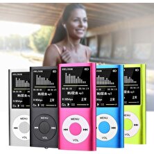 Mp3 Çalar Ses Kayıt Fm Radyo Sd Kart Girişli Mp4 Player 1.8 Inç Renkli Ekran