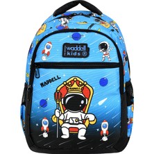 Waddell Astronot İlkokul Çantası + Beslenme Çantasıı+Kalem Kutusu 3lu set