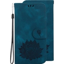 SZY Mall Infinix Sıcak 40 Manyetik Cüzdan Kickstand Kabartma Lotus Için Flip Case (Yurt Dışından)