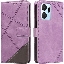 SZY Mall Elmas Dikiş Deri Telefon Koruması ile Onur X7A Için Flip Case (Yurt Dışından)