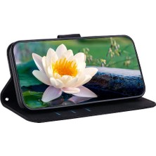 SZY Mall Infinix Sıcak Flip Manyetik Kickstand Kabartma Lotus Çiçek Için Flip Case (Yurt Dışından)