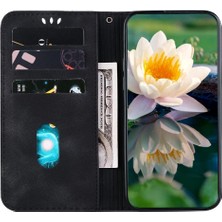 SZY Mall IPhone 14 Için Flip Case Pro Kabartma Lotus Çiçek Cüzdan Manyetik (Yurt Dışından)